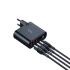 Mcdodo CH-2250 33W 4-Port Digital Display Fast Charge Adapter (Black)
